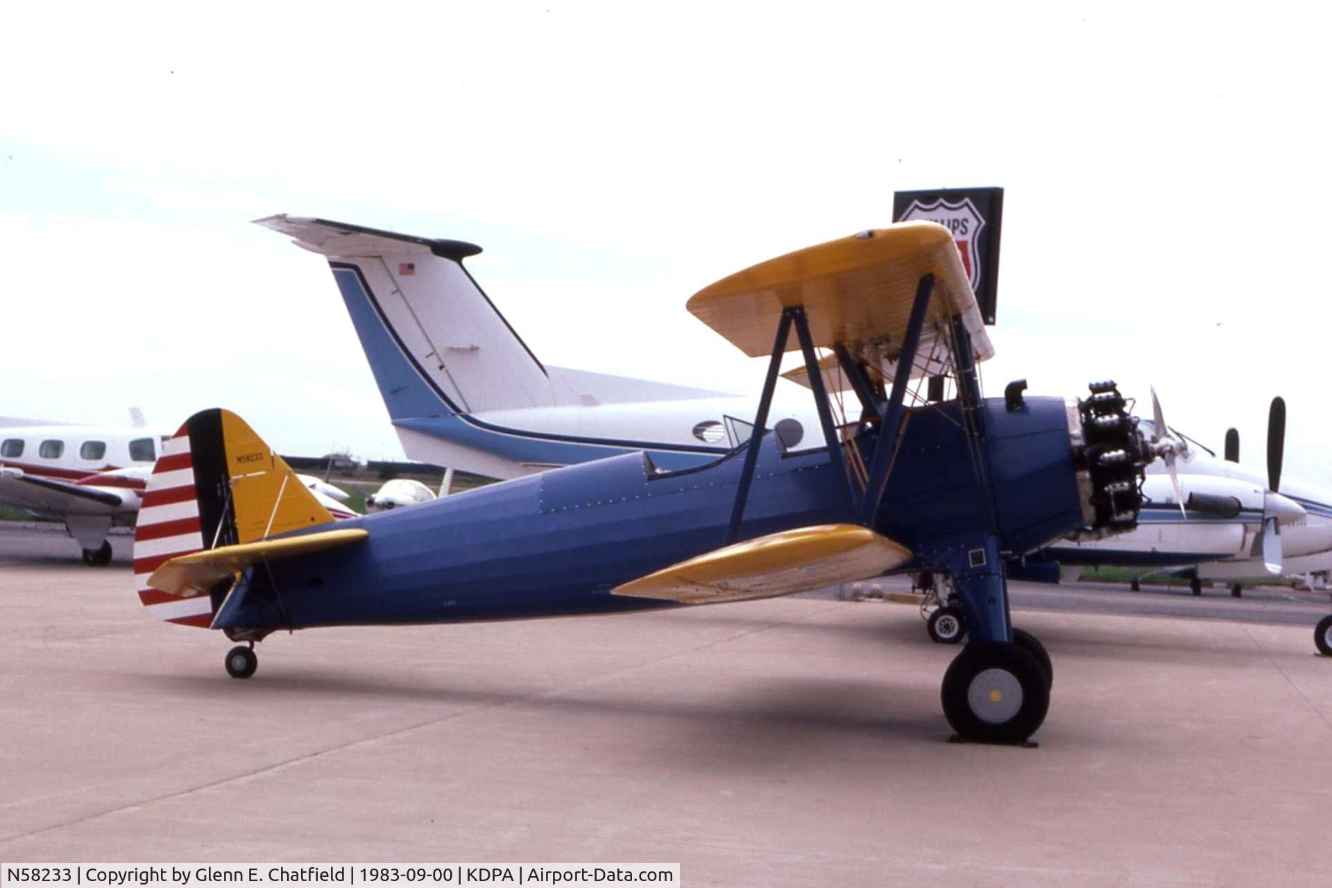 N58233, 1941 Boeing A75N1 (PT17) C/N 75-4411, PT-17 42-16248