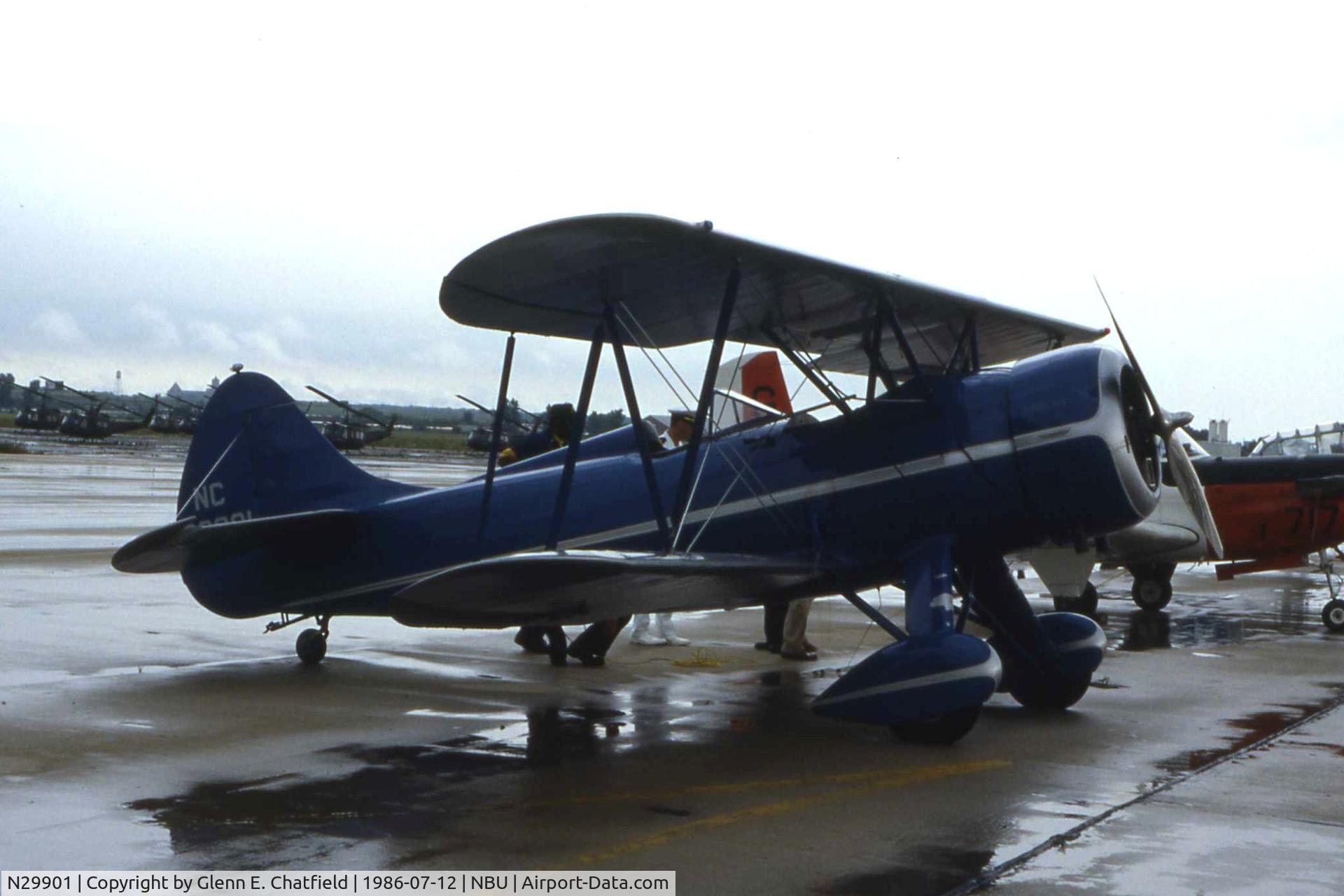 N29901, 1940 Waco UPF-7 C/N 5398, At the open house.