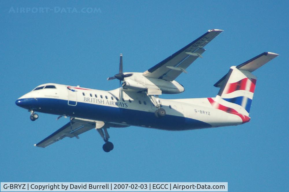 G-BRYZ, 1998 De Havilland Canada DHC-8-311 Dash 8 C/N 464, British Airways - Landing