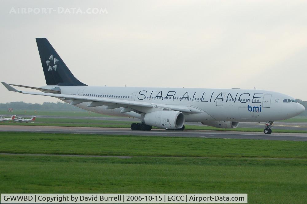 G-WWBD, 2001 Airbus A330-243 C/N 401, bmi - Taxiing