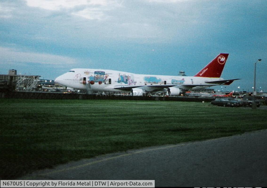 N670US, 1990 Boeing 747-451 C/N 24225, Northwest 50 Years Across the Pacific 747