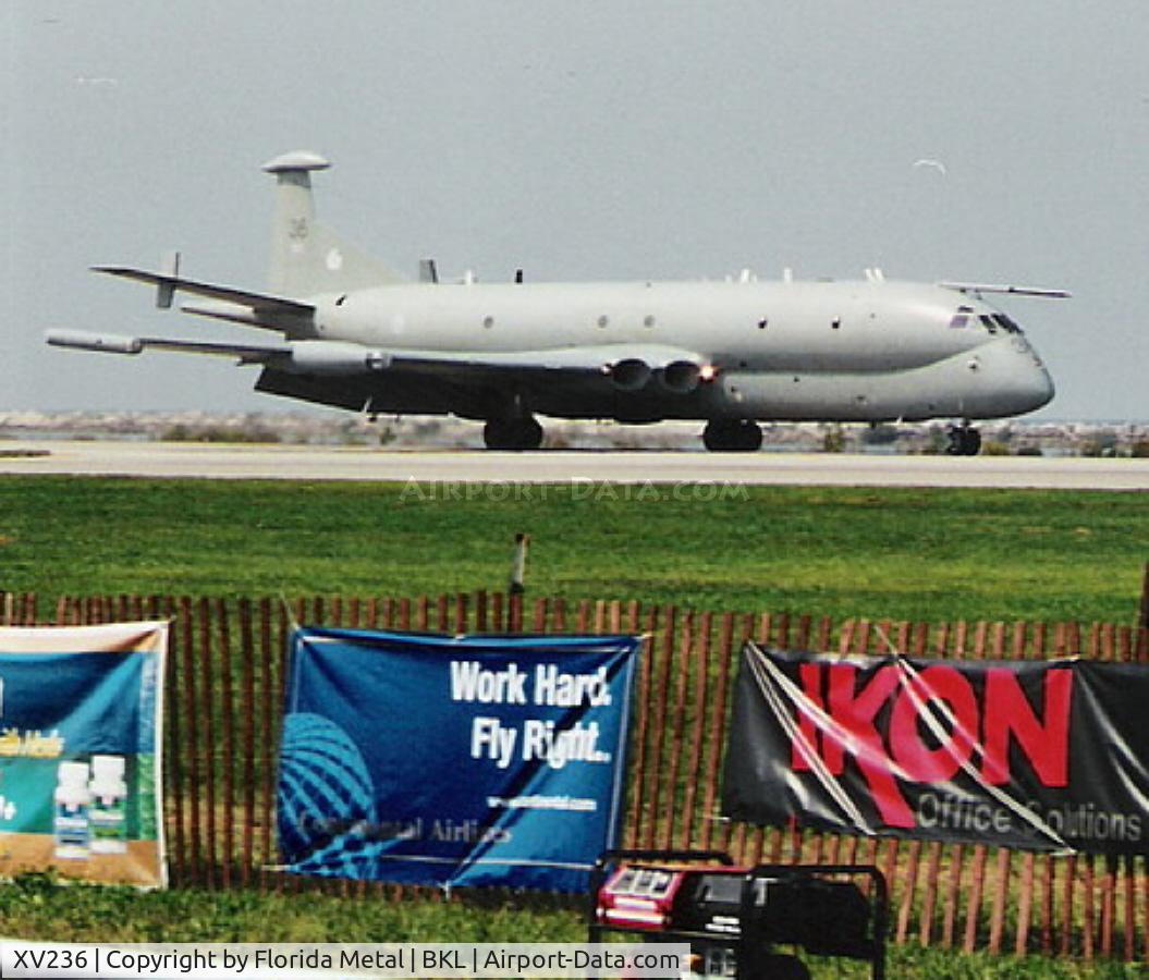 XV236, Hawker Siddeley Nimrod MR.2 C/N 8011, Nimrod - thanks to Peter Nicholson for id'ing the nimrod