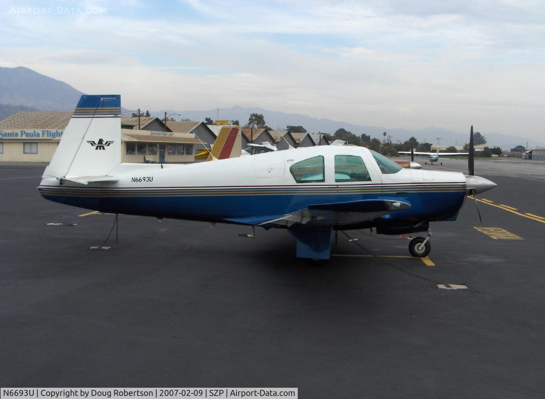 N6693U, 1963 Mooney M20C Ranger C/N 2420, 1963 Mooney M20C, Lycoming O&VO-360 180 Hp