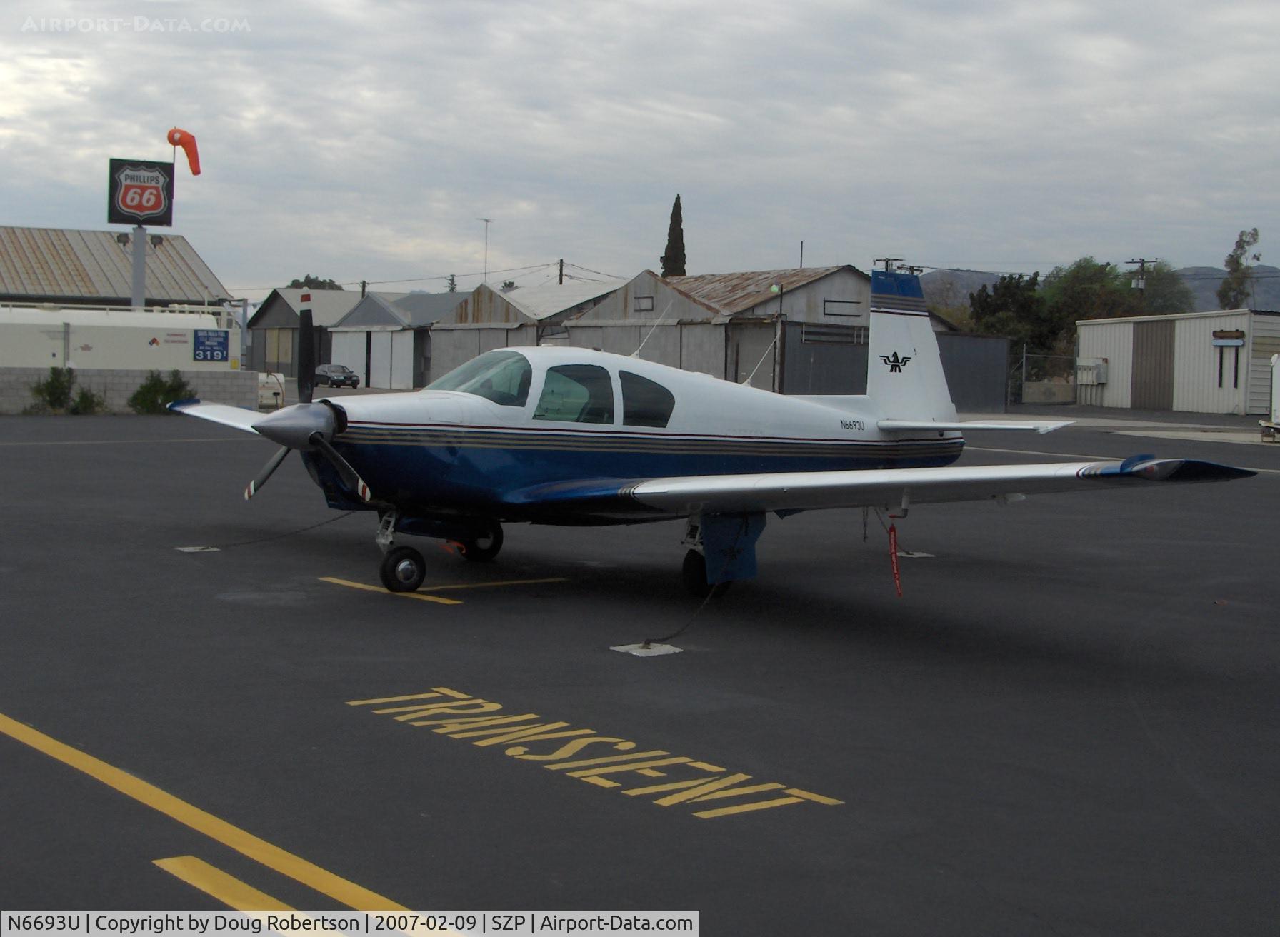 N6693U, 1963 Mooney M20C Ranger C/N 2420, 1963 Mooney M20C, Lycoming O&VO-360 180 Hp