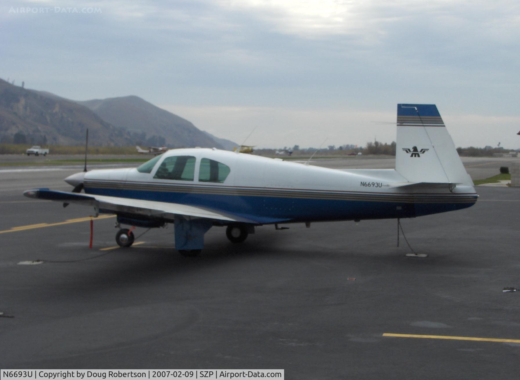 N6693U, 1963 Mooney M20C Ranger C/N 2420, 1963 Mooney M20C, Lycoming O&VO-360 180 Hp
