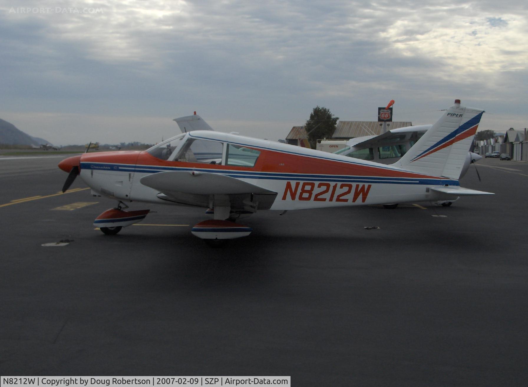 N8212W, 1965 Piper PA-28-180 C/N 28-2345, 1965 Piper PA-28-180 CHEROKEE, Lycoming O&VO-360 180 Hp