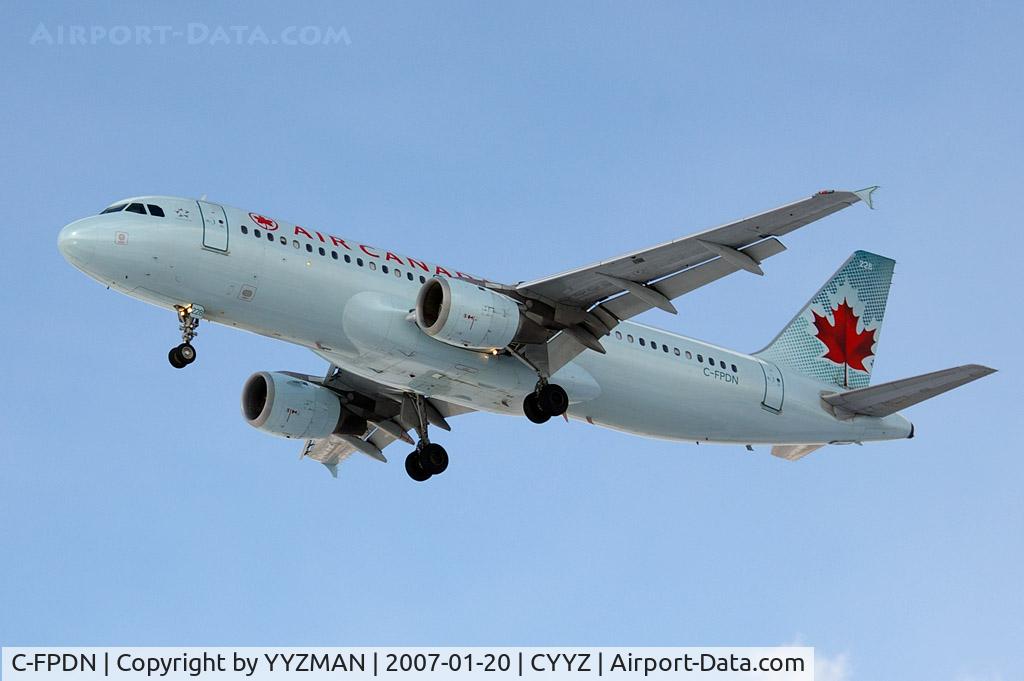 C-FPDN, 1992 Airbus A320-211 C/N 341, Rwy 23