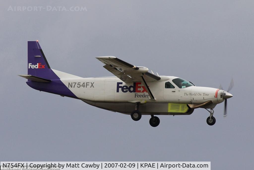 N754FX, 1996 Cessna 208B C/N 208B0526, Inbound Paine from KIDA