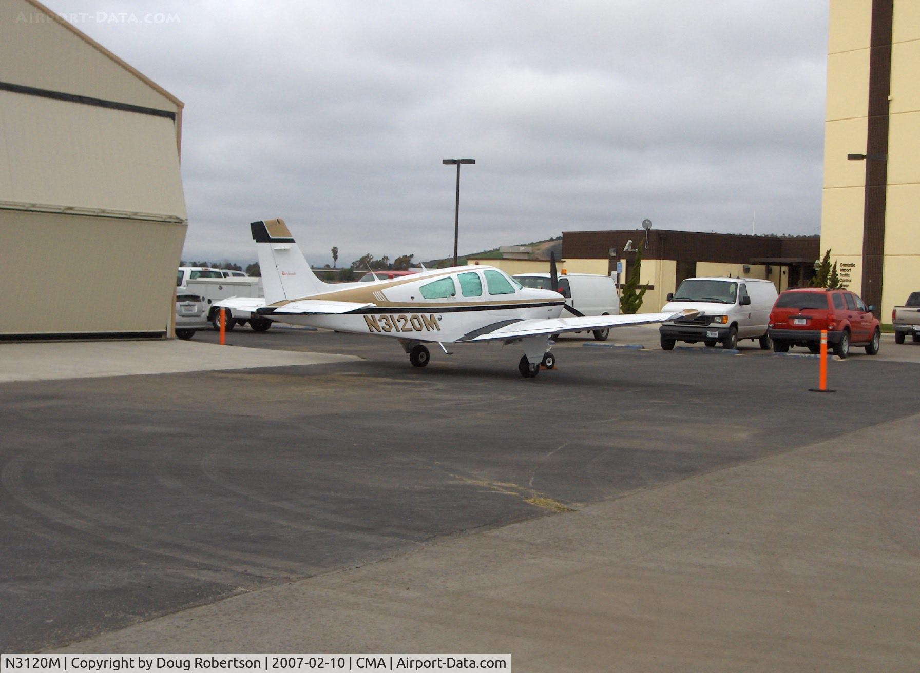N3120M, 1987 Beech F33A Bonanza C/N CE-1204, 1987 Beech F33A BONANZA, Continental IO-520-BA 285 Hp