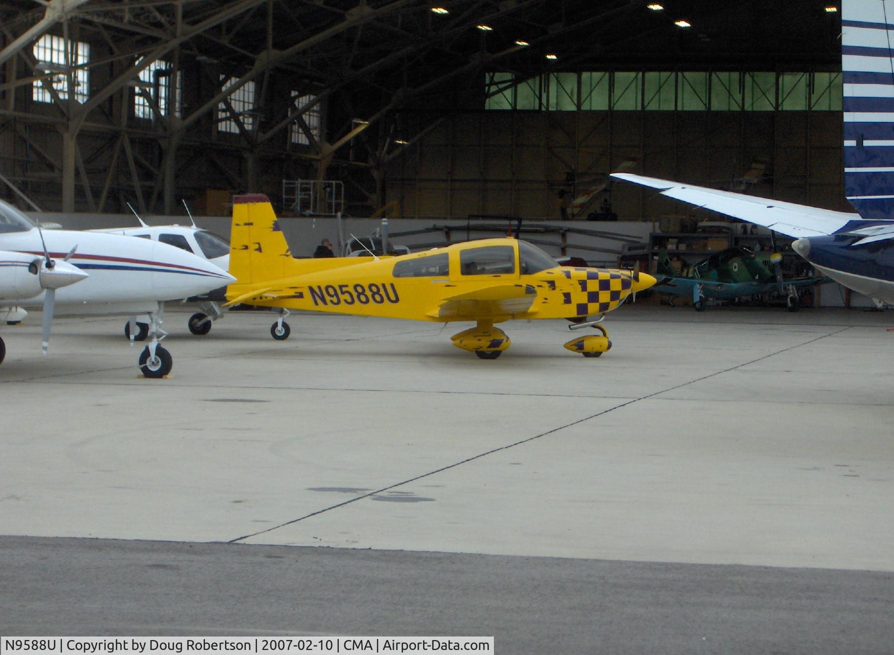 N9588U, 1975 Grumman American AA-5A Cheetah C/N AA5A-0088, 1975 Grumman American AA-5A CHEETAH, Lycoming O-320 150 Hp, PFS exhaust mod