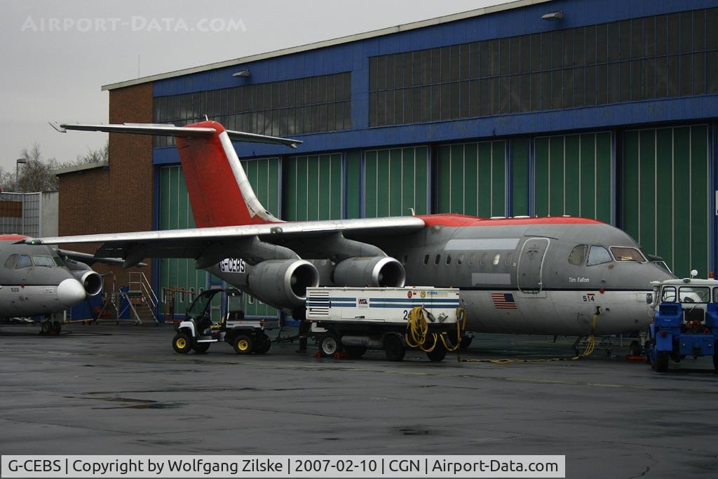 G-CEBS, 1998 British Aerospace Avro 146-RJ85 C/N E.2330, visitor