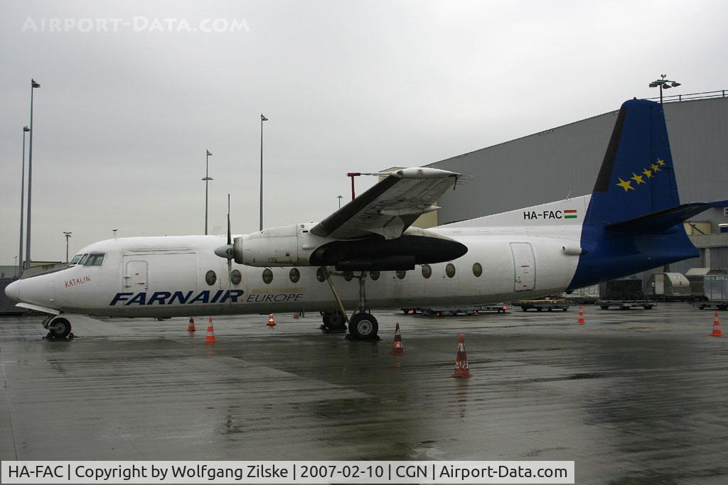 HA-FAC, 1967 Fokker F-27-500 Friendship C/N 10341, visitor