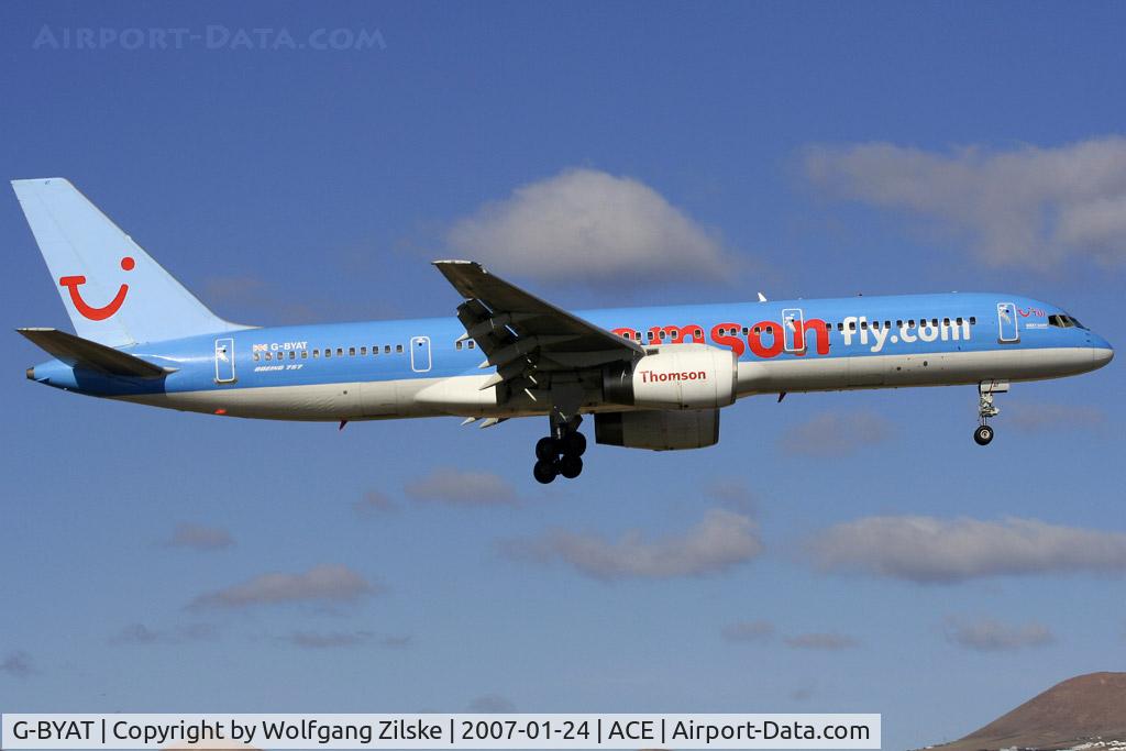 G-BYAT, 1994 Boeing 757-204 C/N 27208, visitor