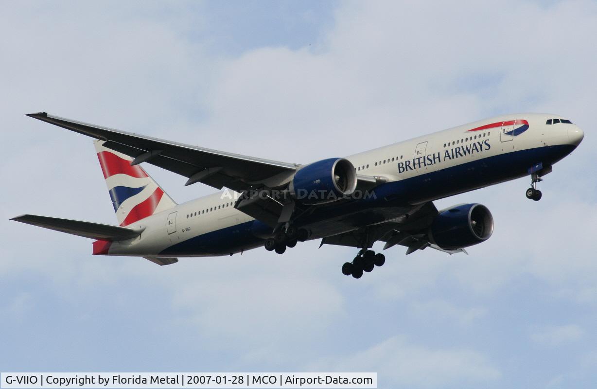 G-VIIO, 1999 Boeing 777-236 C/N 29320, British 777