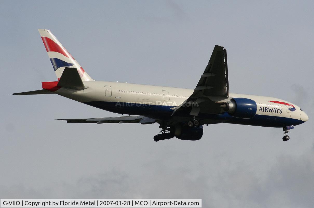 G-VIIO, 1999 Boeing 777-236 C/N 29320, British 777