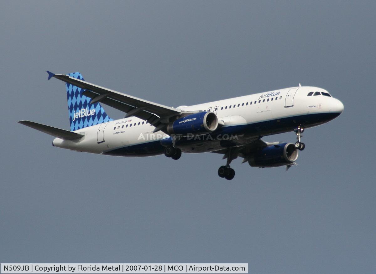 N509JB, 2000 Airbus A320-232 C/N 1270, Jet Blue A320