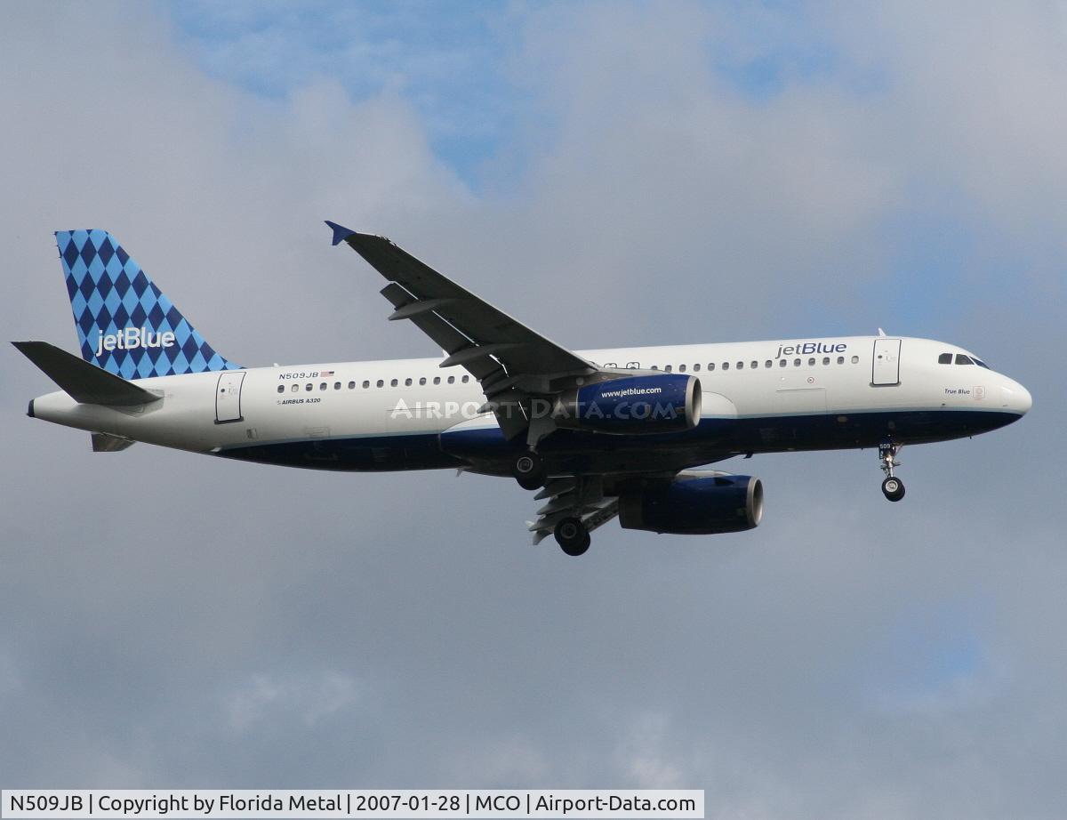 N509JB, 2000 Airbus A320-232 C/N 1270, Jet Blue