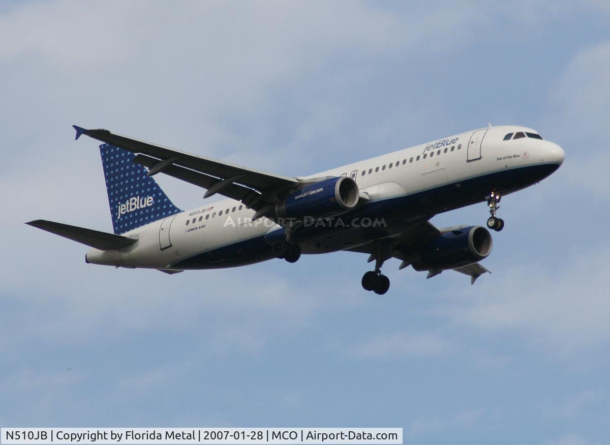 N510JB, 2000 Airbus A320-232 C/N 1280, Jet Blue