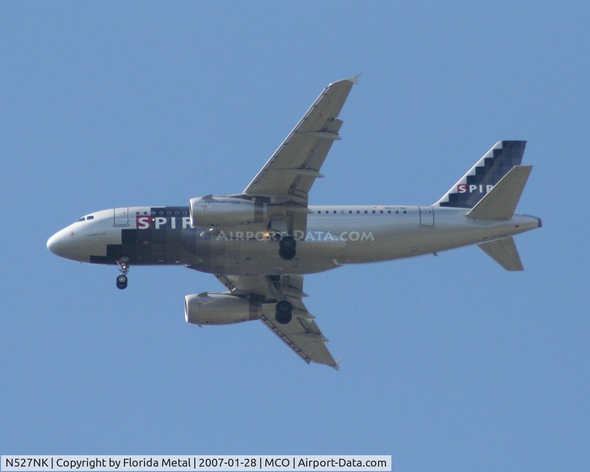 N527NK, 2007 Airbus A319-132 C/N 2978, Spirit