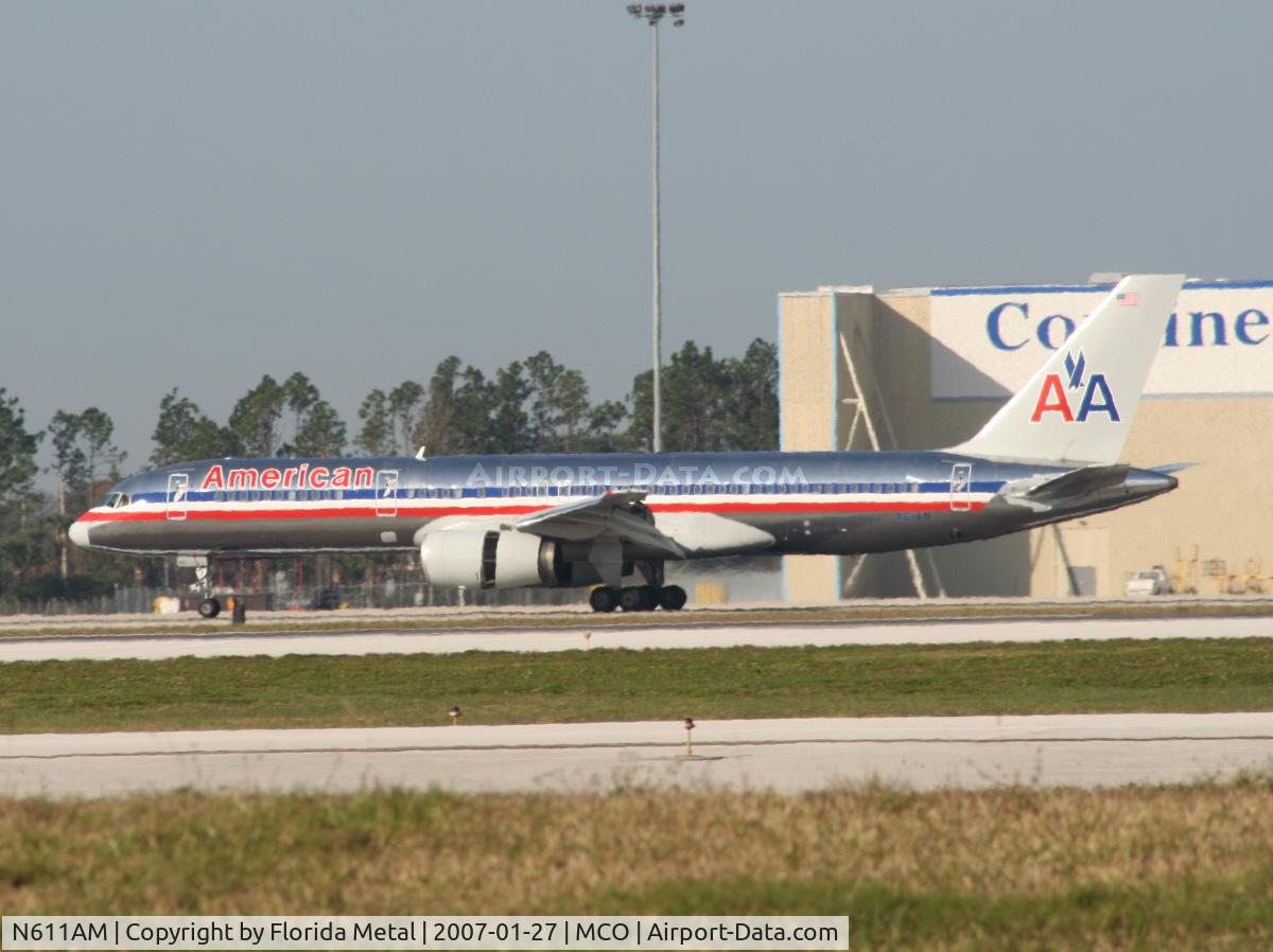 N611AM, 1989 Boeing 757-223 C/N 24487, American 757
