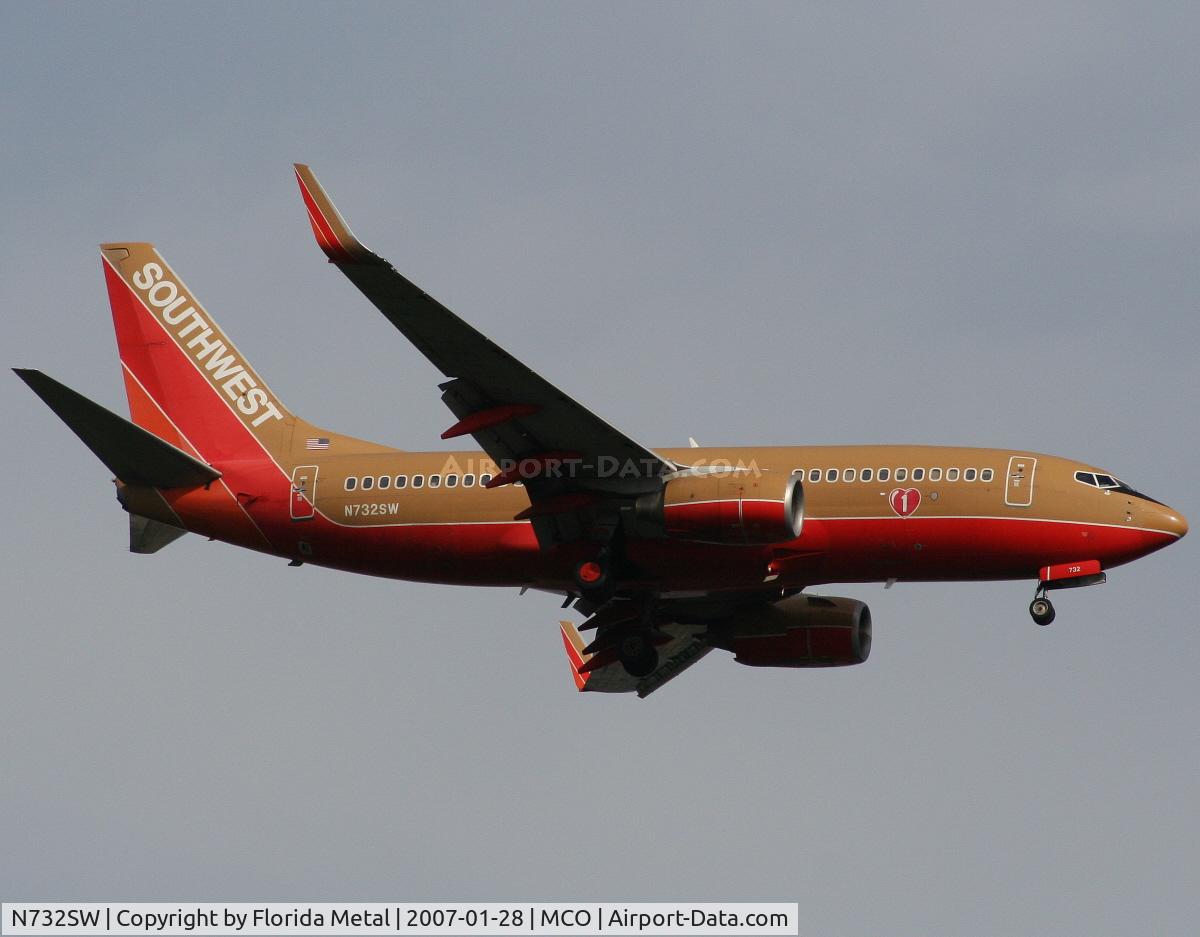 N732SW, 1999 Boeing 737-7H4 C/N 27864, Southwest 737