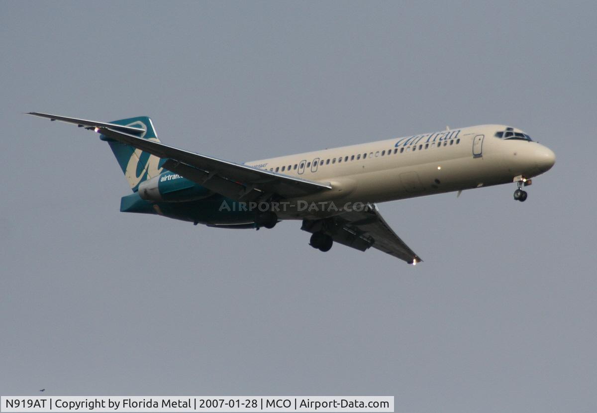 N919AT, 2001 Boeing 717-200 C/N 55084, Air Tran 717