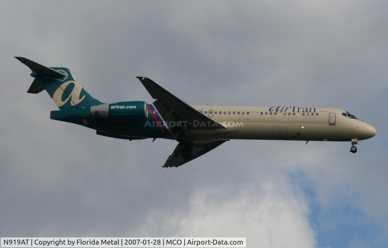 N919AT, 2001 Boeing 717-200 C/N 55084, Air Tran