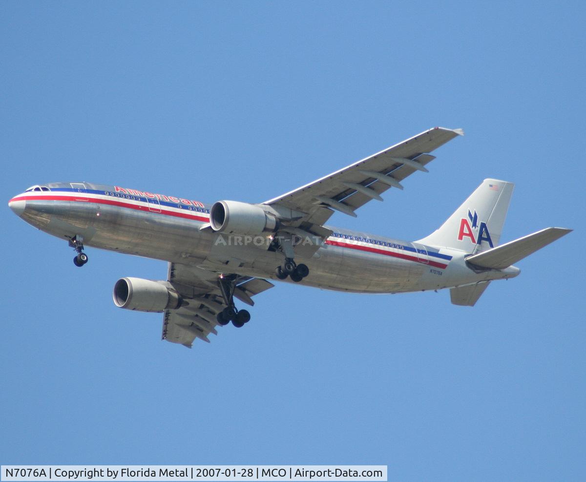 N7076A, 1991 Airbus A300B4-605R C/N 610, American A300