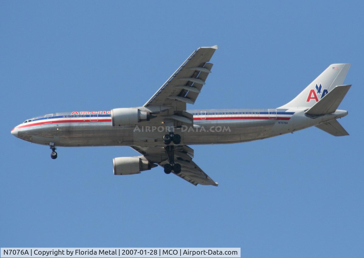 N7076A, 1991 Airbus A300B4-605R C/N 610, American A300