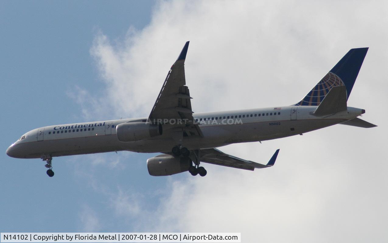 N14102, 1994 Boeing 757-224 C/N 27292, Continental 757