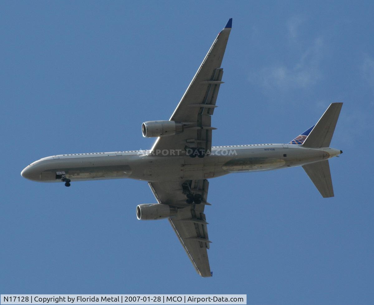 N17128, 1998 Boeing 757-224 C/N 27567, Continental