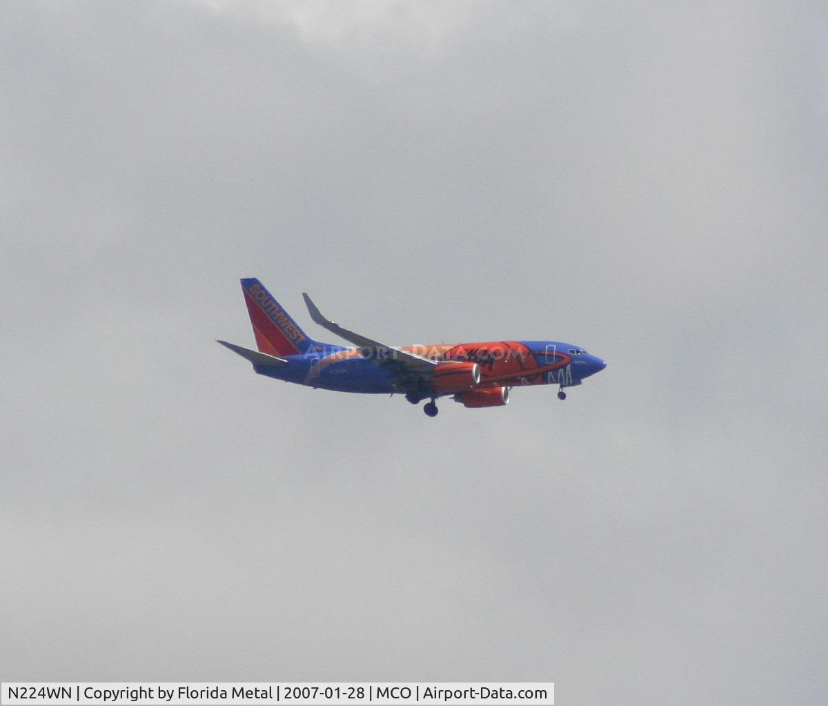 N224WN, 2005 Boeing 737-7H4 C/N 32493, NBA Jet