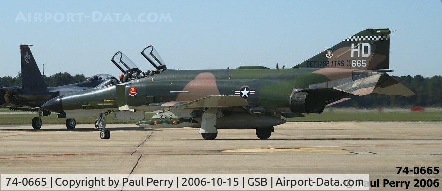 74-0665, 1972 McDonnell Douglas F-4E Phantom II C/N 4816, Rolling out for the Heritage Flight