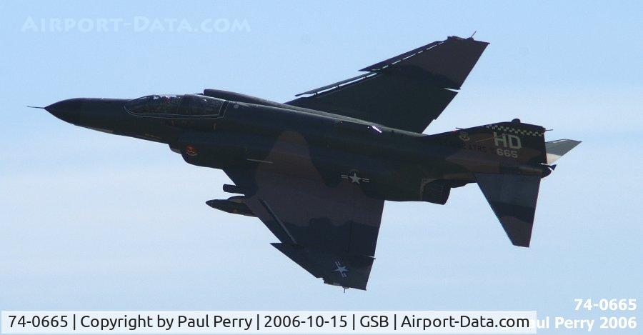 74-0665, 1972 McDonnell Douglas F-4E Phantom II C/N 4816, Showing off the old SEA camo