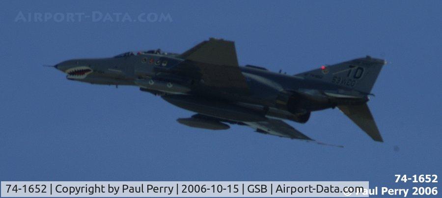 74-1652, 1974 McDonnell Douglas QF-4E Phantom II C/N 4911, Ready to form-up for the Heritage Flight