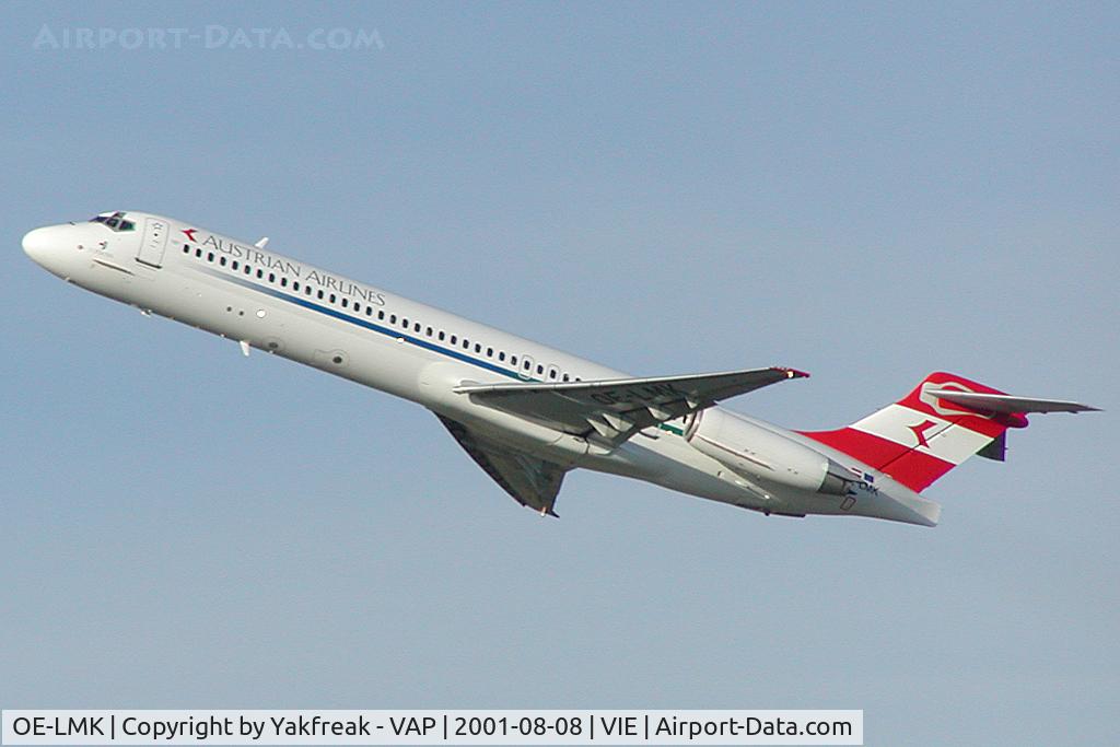 OE-LMK, 1987 McDonnell Douglas DC-9-87 C/N 49411, Austrian Airlines MD87