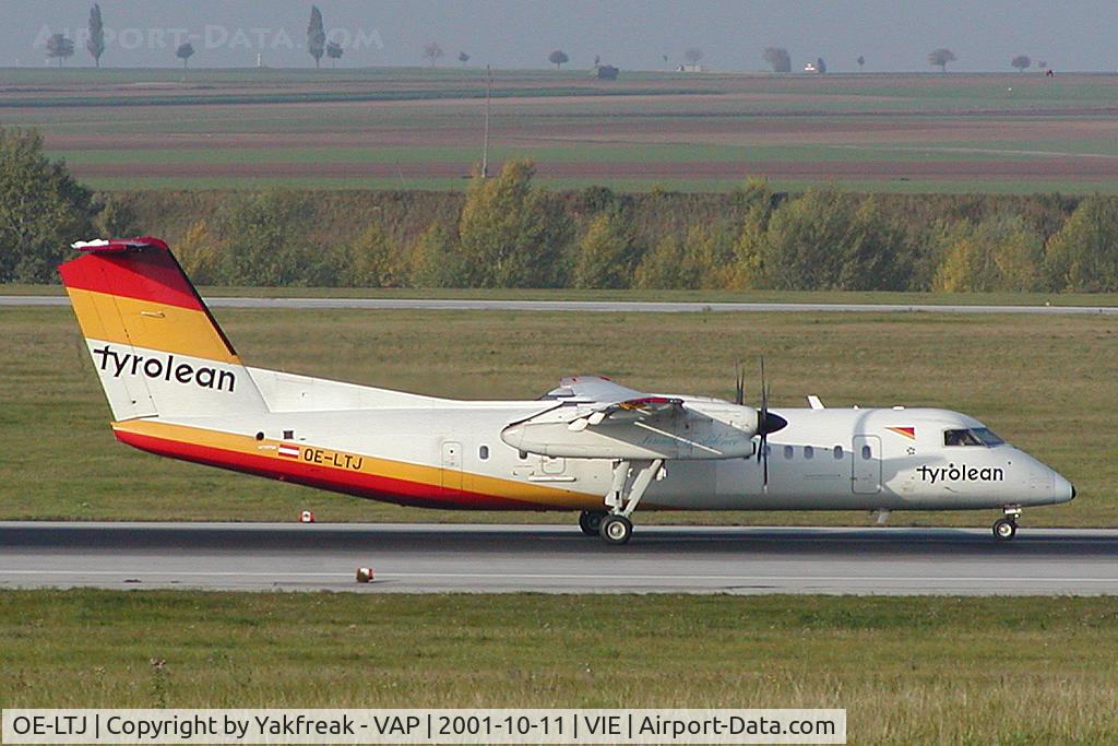 OE-LTJ, 1997 De Havilland Canada DHC-8-314Q Dash 8 C/N 481, Tyrolean Airways Dash8-300