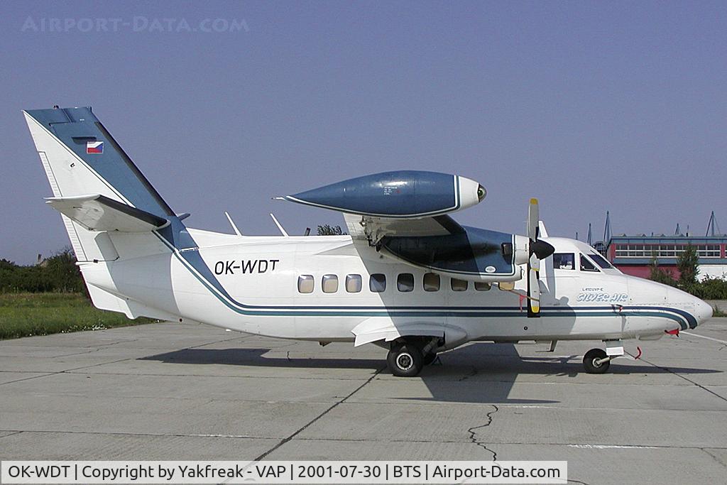 OK-WDT, 1991 Let L-410UVP-E Turbolet C/N 912615, Silver Air Let 410