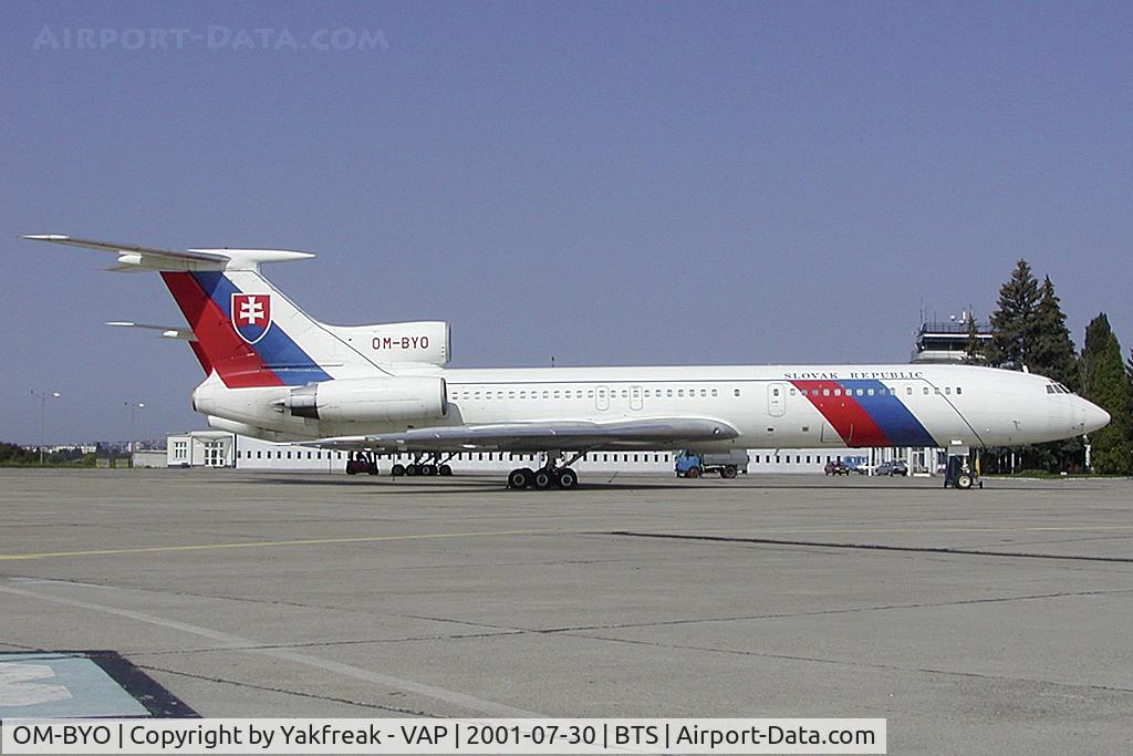 OM-BYO, 1989 Tupolev Tu-154M C/N 89A803, Slovak Government Tupolev 154