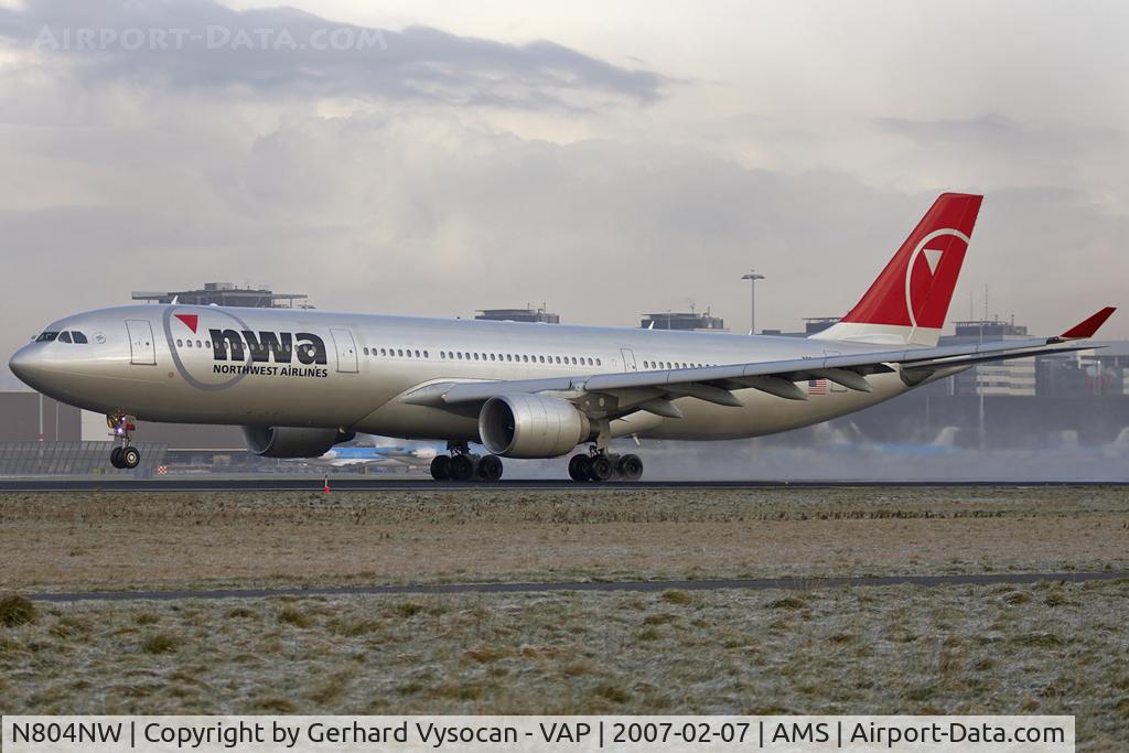 N804NW, 2003 Airbus A330-323 C/N 0549, good by Kaagbaan