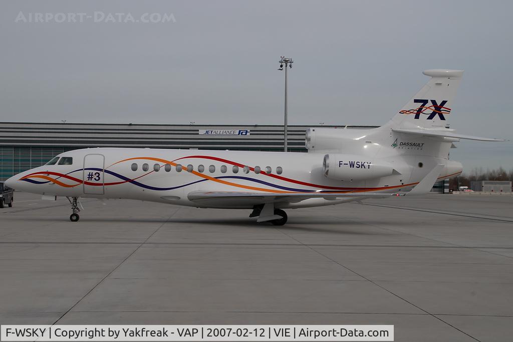 F-WSKY, 2007 Dassault Falcon 7X C/N 3, Falcon 7X