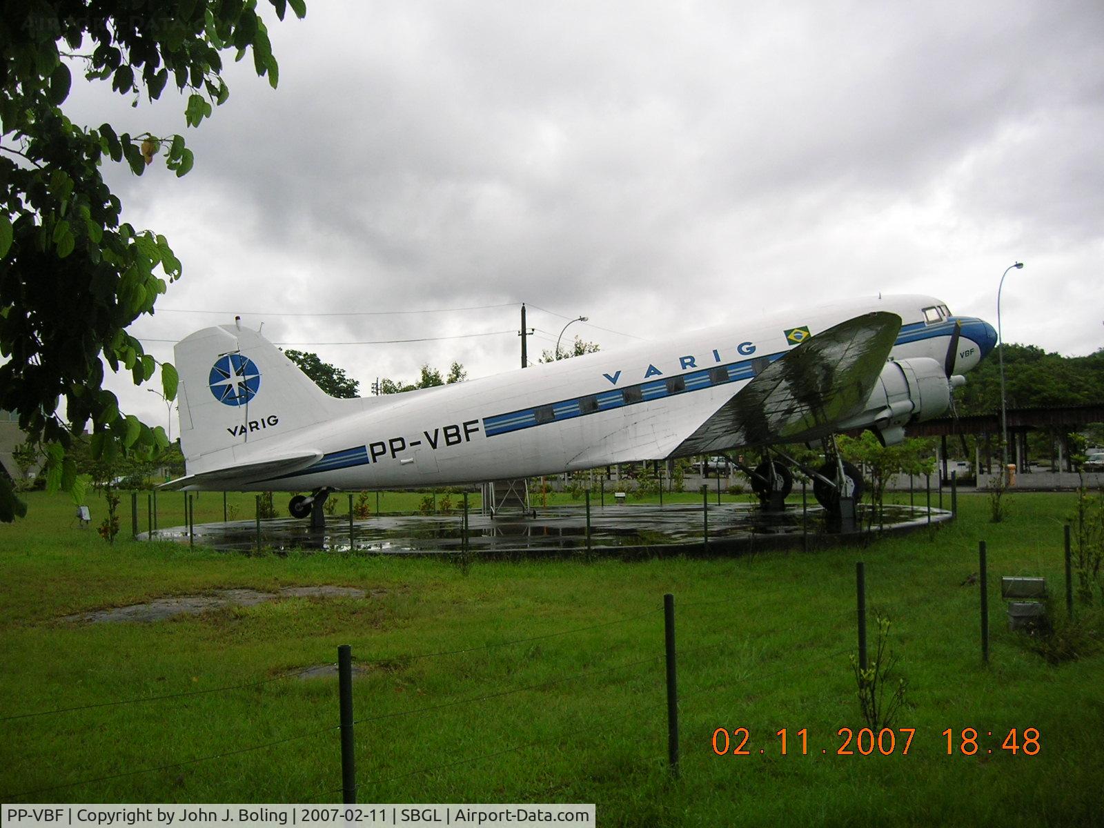PP-VBF, 1943 Douglas C-47A Skytrain C/N 10156, DC-3 on display at VEM, Rio de Janeiro,Brazil
