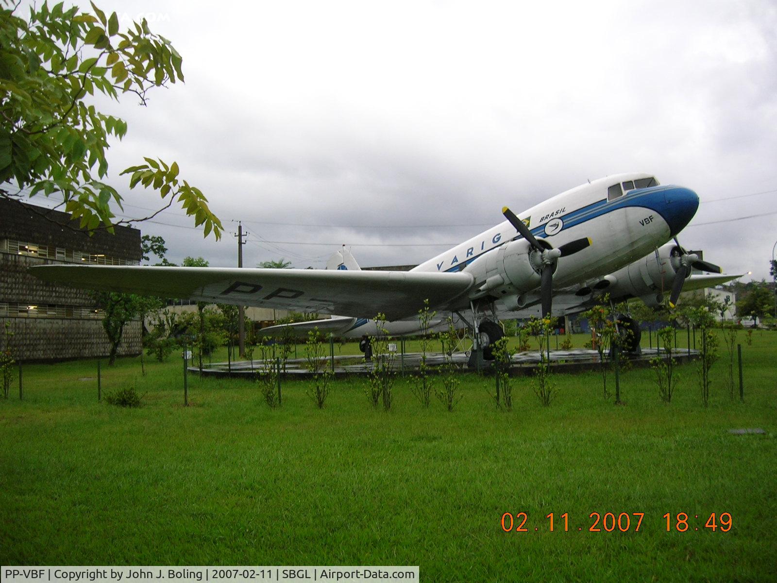 PP-VBF, 1943 Douglas C-47A Skytrain C/N 10156, DC-3 on display at VEM, Rio de Janeiro,Brazil