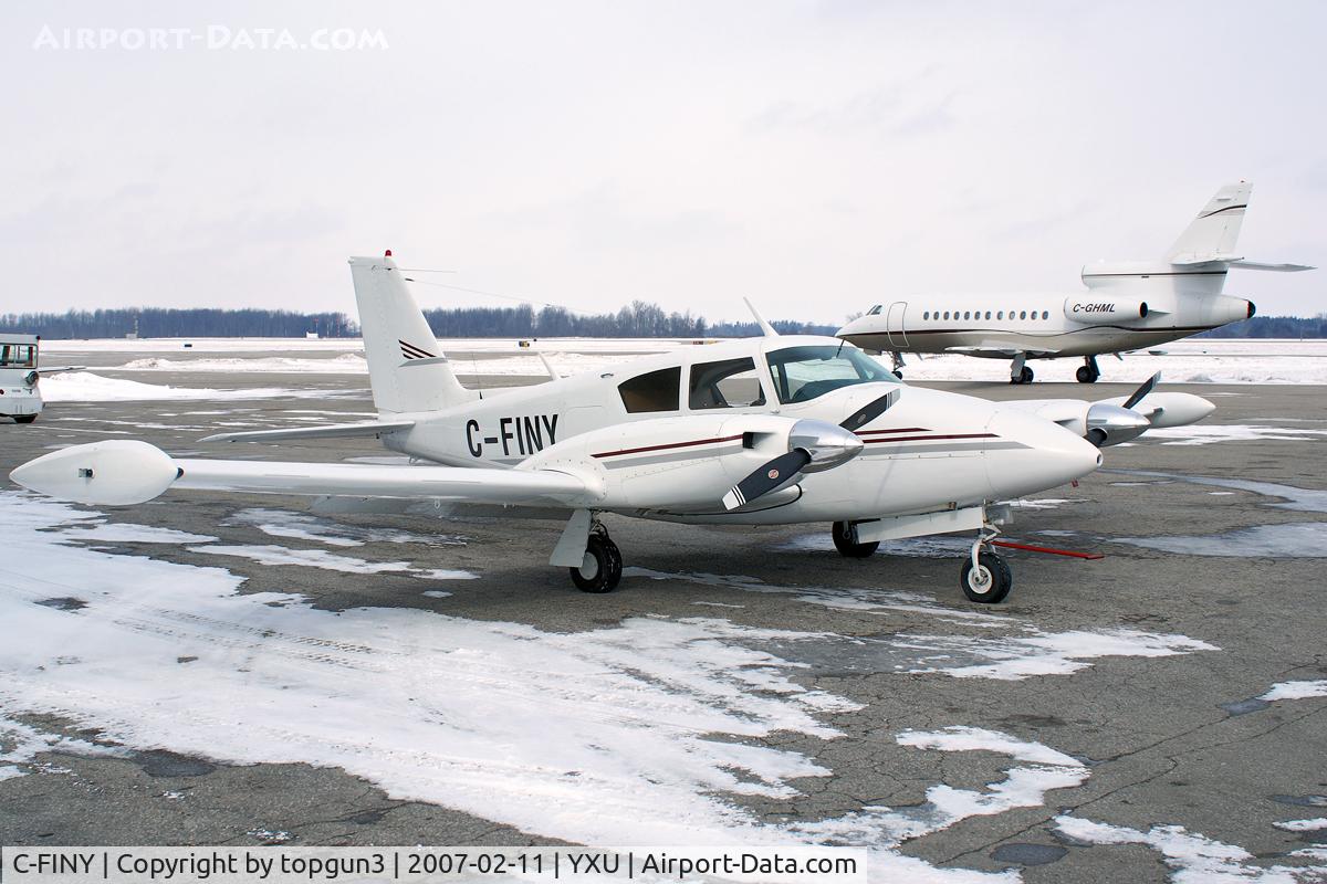 C-FINY, 1964 Piper PA-30-160 Twin Comanche Twin Comanche C/N 30-561, In front of ESSO.
