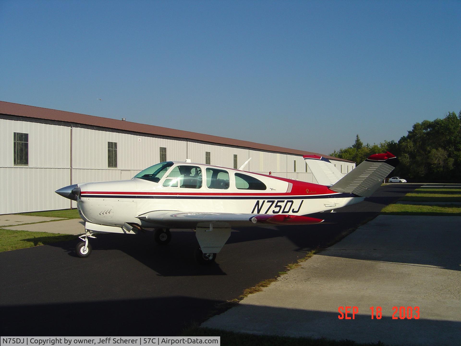 N75DJ, 1962 Beech P35 Bonanza C/N D-7088, 1963 Beech P-35 Bonanza