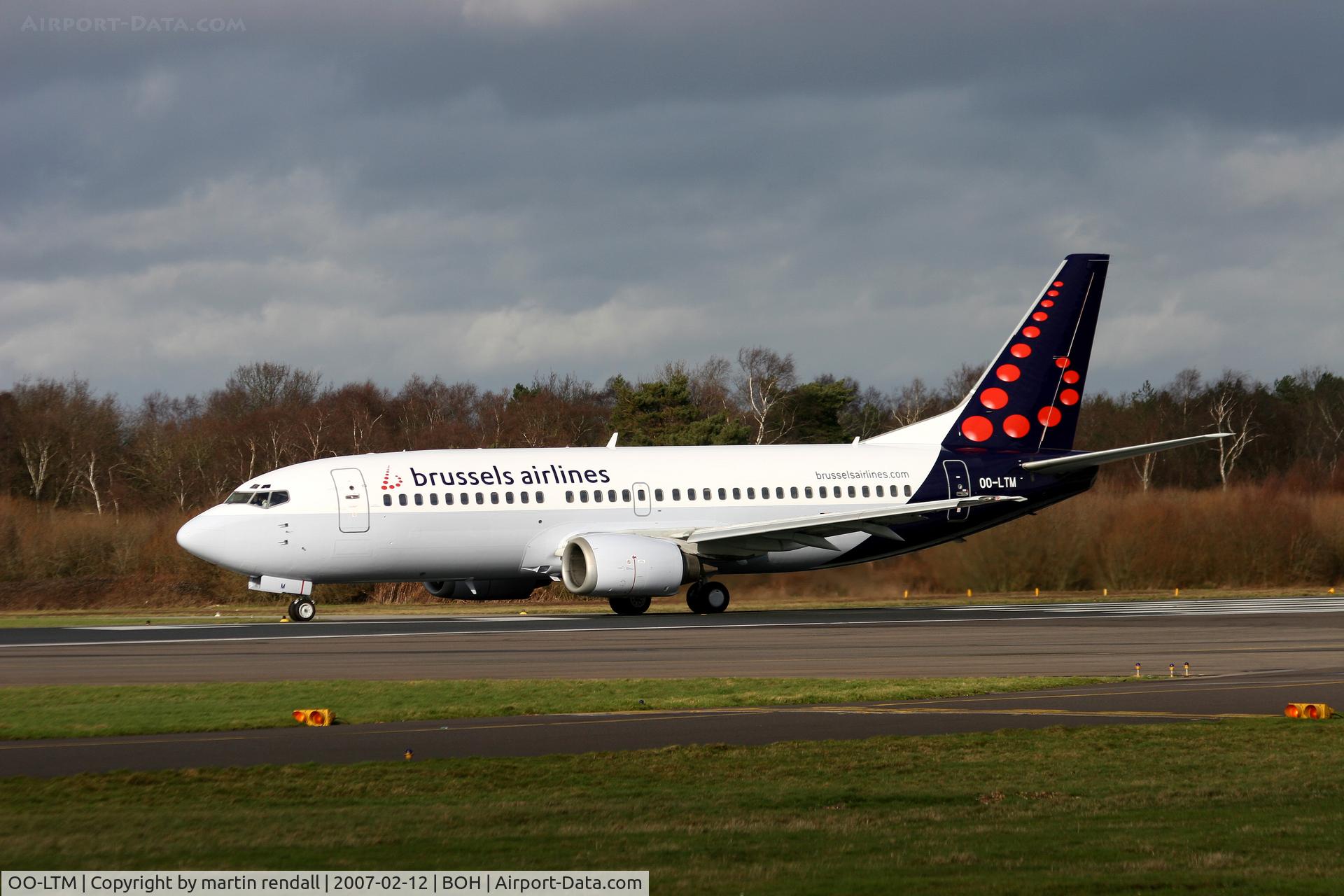 OO-LTM, 1991 Boeing 737-3M8 C/N 25070, B737