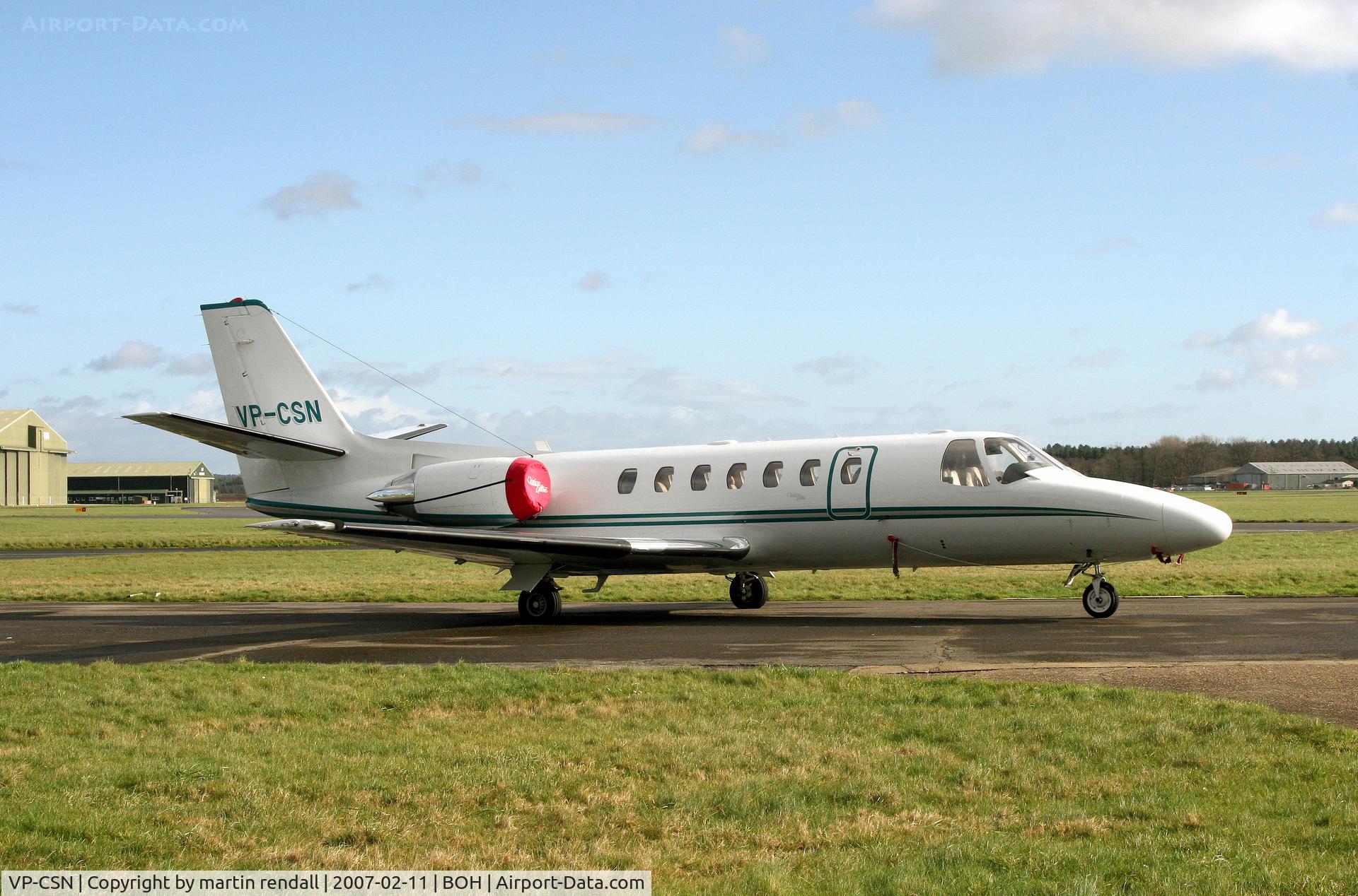VP-CSN, 1997 Cessna 560 Citation Ultra C/N 560-0401, CITATION 560