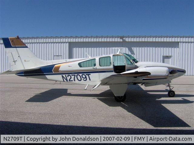 N2709T, 1967 Beech C55 Baron (95-C55) C/N TE-346, Beech 95 C55