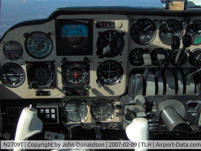 N2709T, 1967 Beech C55 Baron (95-C55) C/N TE-346, Taken during flight from FMY to TLH