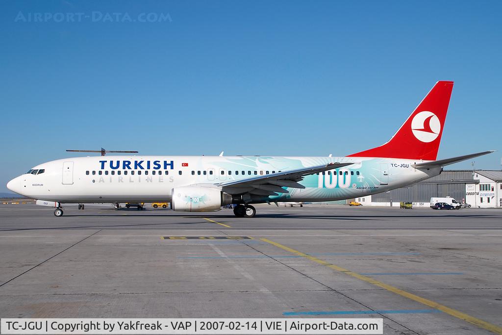 TC-JGU, 2006 Boeing 737-8F2 C/N 34418, Turkish Airlines Boeing 737-800 in special colors